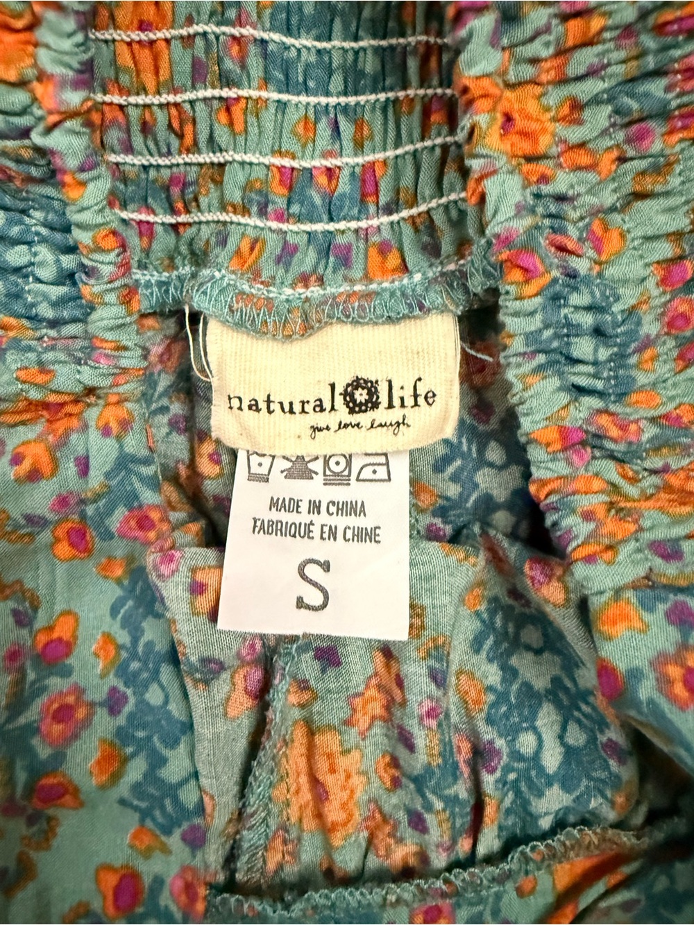 Natural Life Women’s Boho Ruffle Bell Bottom Pants Size Small - Picture 3 of 7
